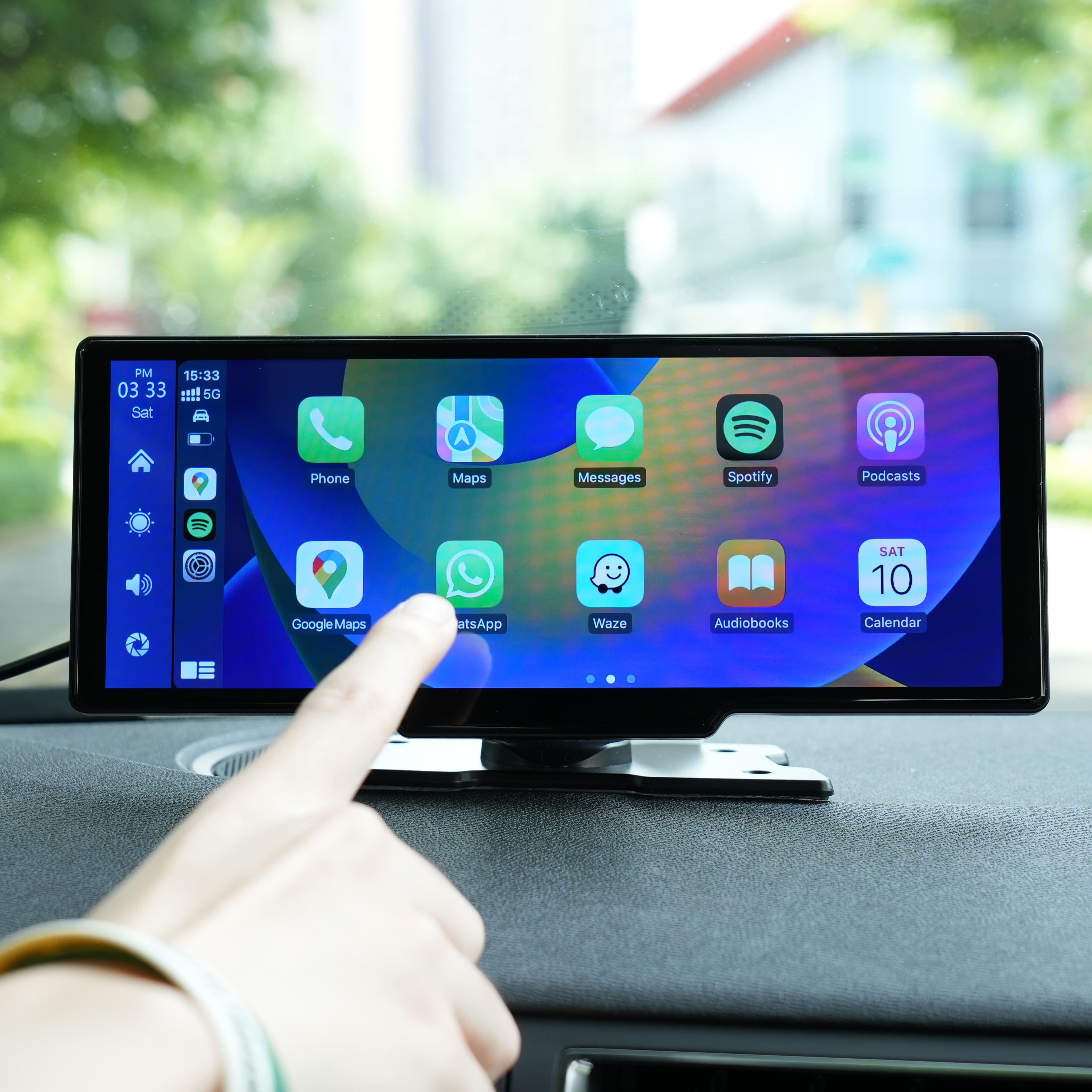 Max Portable 10.26" Carplay/Android Auto Car Display Screen