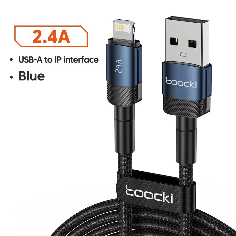 USB Type C Cable Fast Charging USB C Charger Cord for Iphone 15 14 13 12 11 Huawei P40 P30 Realme Oppo Oneplus Power Bank
